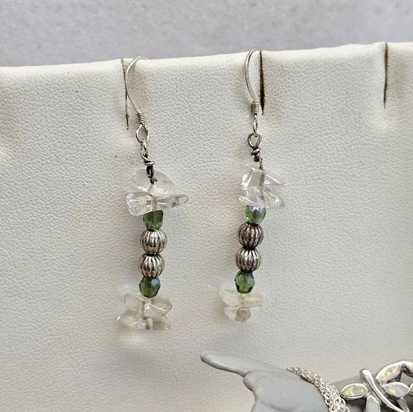 SET! ALL 925 Dragonfly Necklace with 925 Bead Bracelet and 925 Earrings SET! - Picture 10 of 16